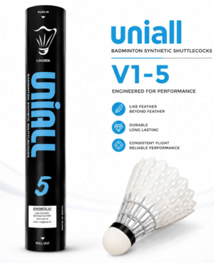 UNIALL V1-5 Synthetic Shuttlecocks (new)